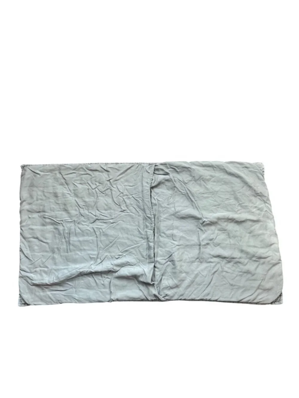 Pottery Barn King-Size Gray Green Quilted Pillow Sham 36 x 20 inch